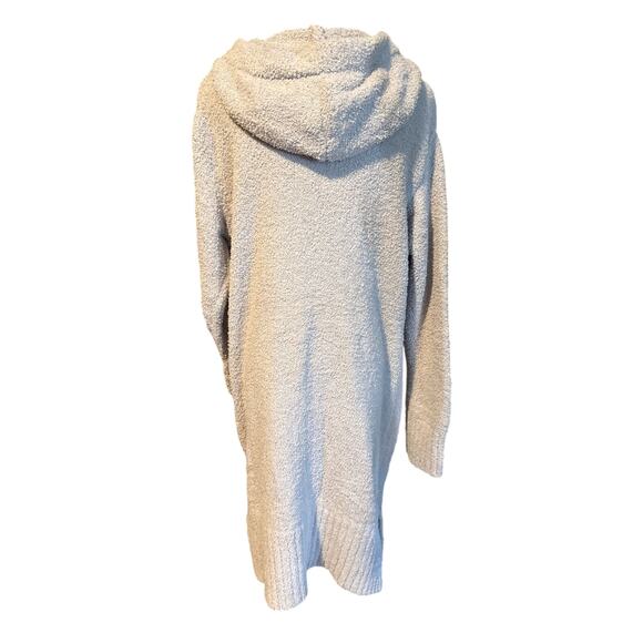 Sweet Lovely By Jen Fleece Tunic Cardigan Grey - Picture 5 of 5